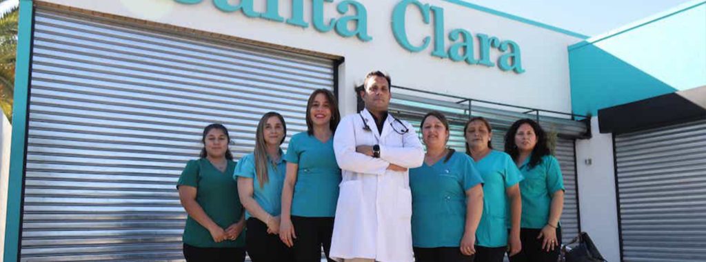 Frontis del centro de salud Santa Clara en Las cabras